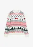Feinstrickpullover mit Weihnachtsmotiv, bonprix
