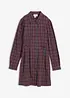 Hemdblusenkleid aus Flanell, bonprix