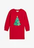 Sweatkleid mit Weihnachtsmotiv, bonprix