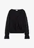Langarmshirt mit Spitze, bonprix
