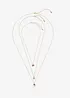 Colliers (ens. 3 pces), bonprix