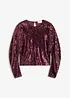 Pailletten-Langarmshirt, bonprix