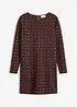 Jerseykleid mit Strass-Applikationen, bonprix