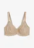 Soutien-gorge minimiseur avec broderies brillantes, bonprix