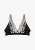 Soutien-gorge bralette à dentelle bicolore, bonprix