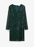 Paillettenkleid mit Fransen, bonprix