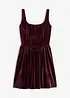 Corsagenkleid aus softem Samt, bonprix