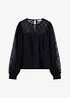 Langarmshirt mit Spitze, bonprix