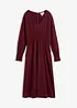 Bequemes Kleid mit Zierfalten aus Viskose-Mix, bonprix