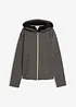 Gestreifte Sweatjacke aus Baumwoll-Mix, bonprix