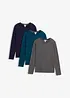 Langarmshirt (3er Pack), bonprix