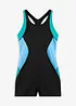 Schnelltrocknender Sport-Badeanzug mit Bein, bonprix