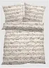 Bettwäsche mit Musiknoten, bonprix