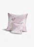 Kissenbezug mit Rosen (2er Pack), bonprix