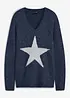 Pull motif étoile, bonprix