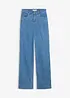 Jean droit loose taille mi-haute, long, bonprix