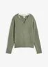 Pullover mit Spitzeneinsatz, bonprix