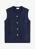 Gilet sans manches en maille, bonprix