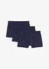 Lot de 3 boxers coton, bonprix