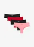 Lot de 4 slips brésiliens, bonprix