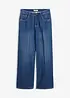 Wide-Leg-Jeans Mid Waist, bonprix