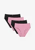Maxislip mit Spitze (4er Pack), bonprix