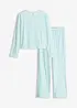 Leichter Pyjama mit Herzchenmuster, bonprix