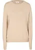 Strick-Pullover mit Rundhals-Ausschnitt, bonprix