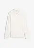 Langarm-Poloshirt aus extraweicher Baumwolle, Slim Fit, bonprix