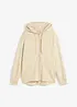 Kapuzen-Sweatjacke mit Elastik, bonprix