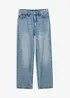 Loose-Fit-Jeans mit verstellbarem Bund, Straight, bonprix