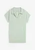 Shirt mit offenem Polokragen, bonprix