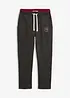 Pantalon de jogging 100% coton avec détails sportifs, bonprix