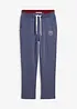 Pantalon de jogging 100% coton avec détails sportifs, bonprix
