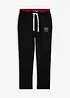 Pantalon de jogging 100% coton avec détails sportifs, bonprix