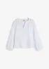 Blouse oversize en gaze de coton, bonprix