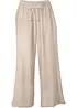 Pantalon palazzo léger en gaze de coton, bonprix