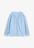 Tunikabluse aus luftigem Musselin, bonprix