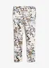 Stretch-Hose mit Blumen-Print, bonprix