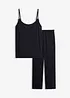Pyjama aus weichen Pointelle-Jersey, bonprix