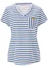 T-Shirt, gestreift, bonprix
