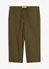 Leinen-3/4-Hose, bonprix