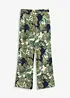 Pantalon imprimé en viscose fluide, bonprix
