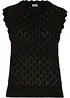 Pull sans manches en maille ajourée, bonprix