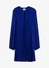 Minikleid aus feinem Chiffon mit Plisseé, bonprix