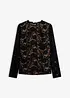 Haut manches longues en dentelle, bonprix