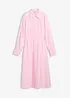 Hemdblusenkleid aus reinem Leinen, bonprix