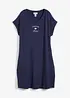 Jersey-Kleid mit Stickerei aus Viskose-Elasthan-Mix, bonprix