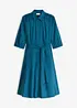 Hemdblusenkleid mit Spitze und Bindeband, bonprix