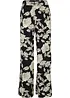 Pantalon palazzo imprimé en viscose, bonprix